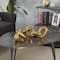 CosmoLiving by Cosmopolitan Gold Porcelain Glam Chain Sculpture Set